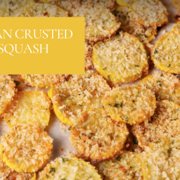 Parmesan Crusted Squash