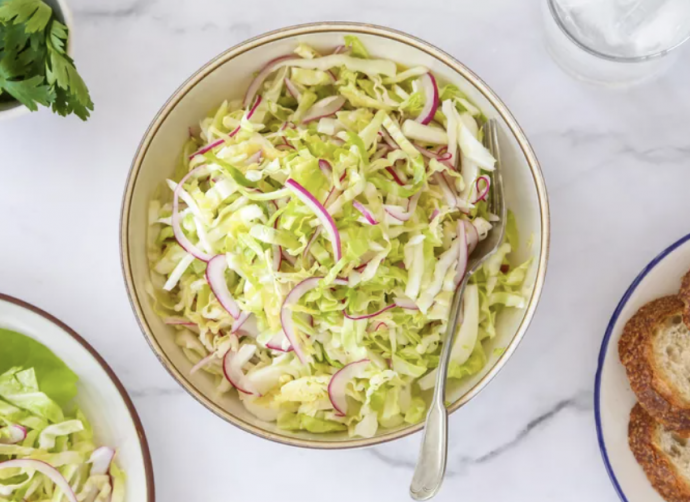Tangy Coleslaw With Vinegar Dressing