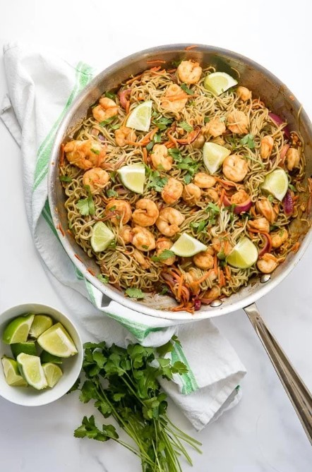 Dragon Shrimp & Spicy Noodles