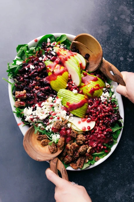 Pear Pomegranate Salad