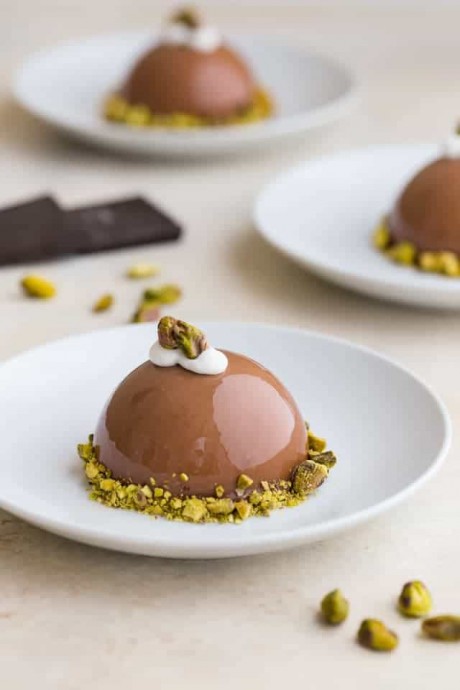 Chocolate Pistachio Dome