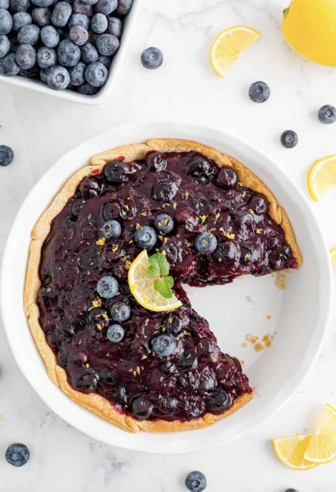 Fresh Blueberry Pie