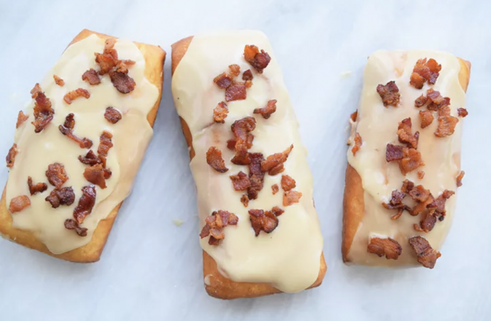 Maple Bacon Doughnut Bars