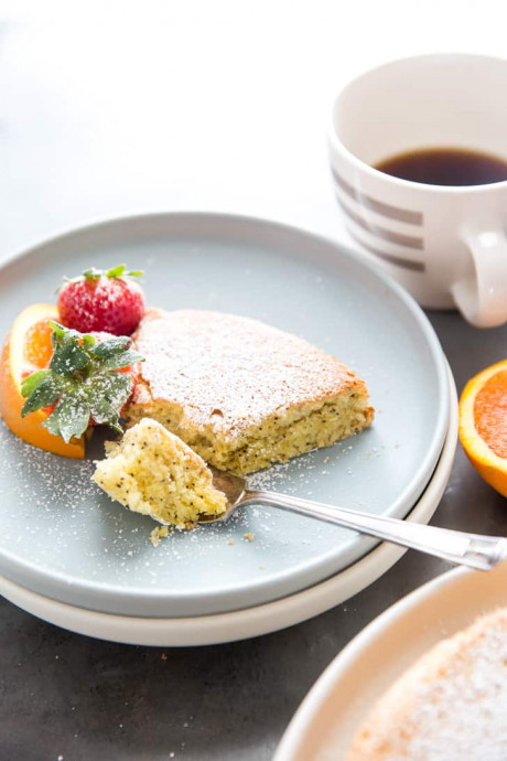 Orange Poppyseed Almond Flour Cake