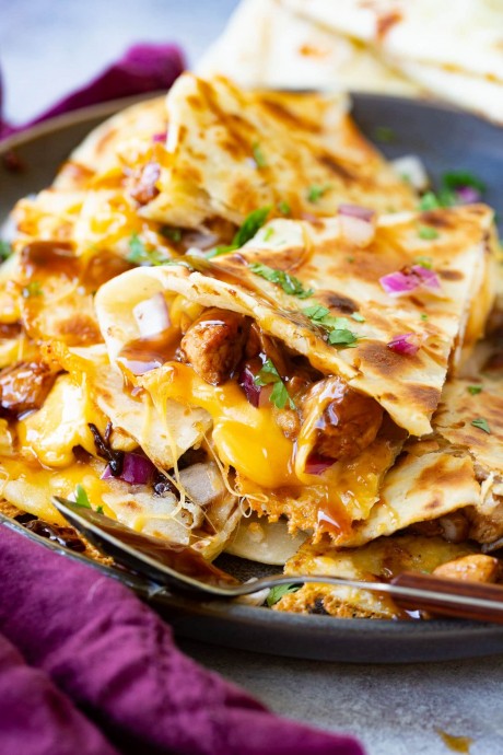 Teriyaki Chicken Quesadilla