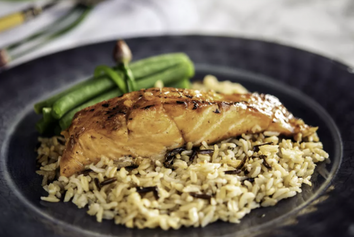 Maple Glazed Salmon Fillet