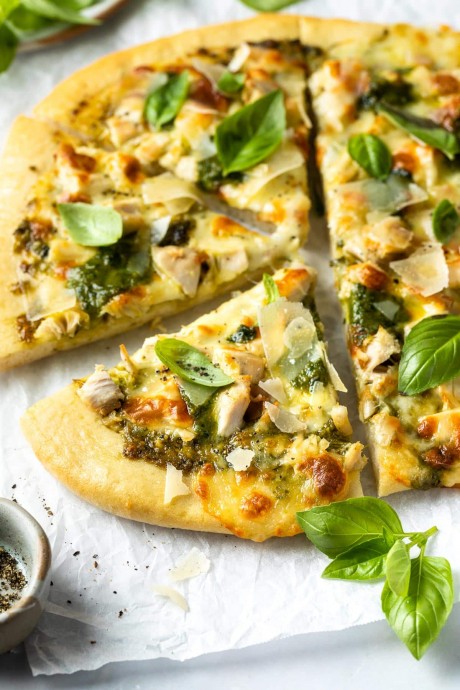 Pesto Chicken Pizza