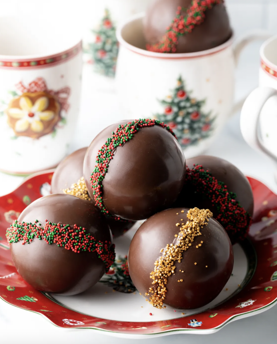 Hot Chocolate Balls with Marshmallows (Cocoa Bomb Recipe) — Recipes