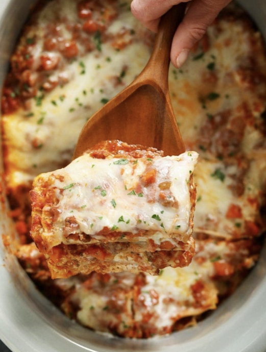 Amazing Crockpot Lasagna
