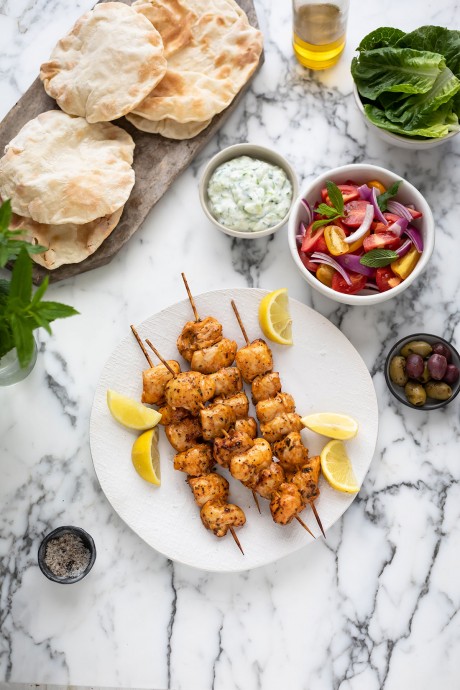 Very Delicious Air Fryer Greek Chicken Kebabs