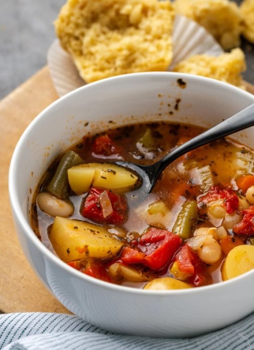 Instant Pot Vegetable Soup