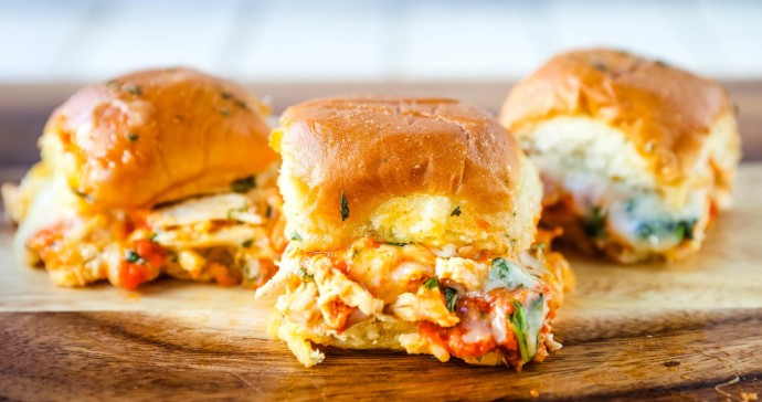 Baked Chicken Parm Sliders