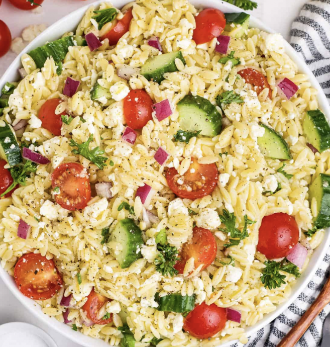 Lemon Orzo Salad