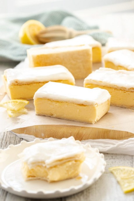 Lemon Vanilla Custard Slice