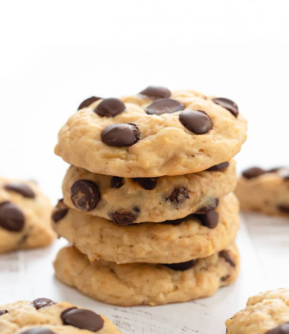 3 Ingredient Banana Bread Cookies