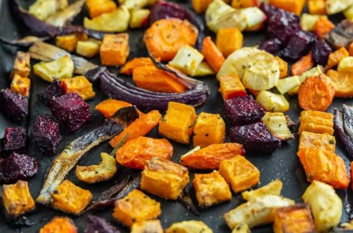 Easy Oven Roasted Root Vegetables