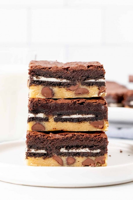 Slutty Brownies – Homemade, Fudgy, Delicious