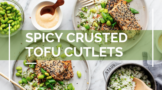 Spicy Crusted Tofu Cutlets