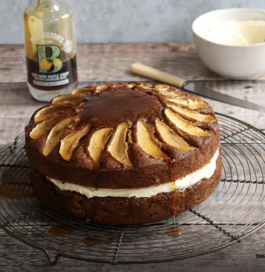 Maple Sticky Toffee Apple Cake — Recipes