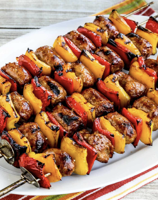 Grilled Sausage and Peppers