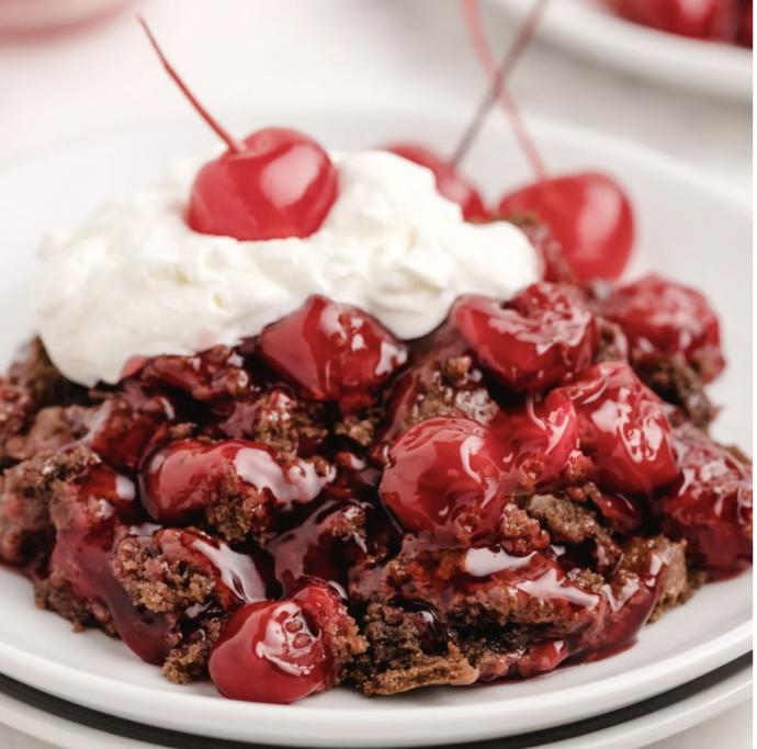 Chocolate Cherry Cobbler