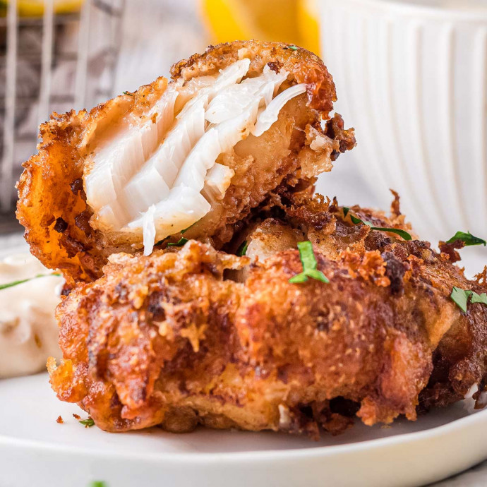 Crispy Beer Battered Fish