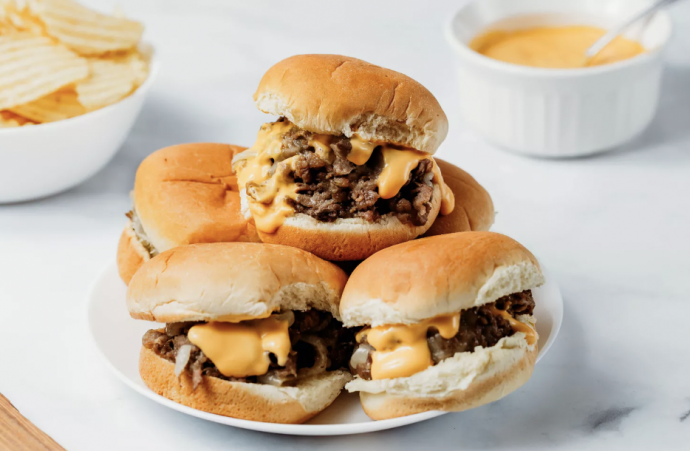 Philly Cheesesteak Sliders