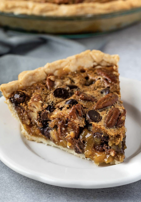 Toffee Chocolate Pecan Pie