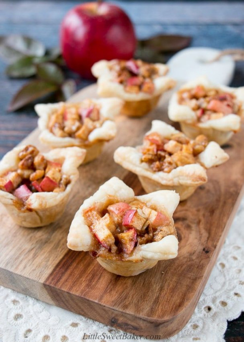 Apple and Brie Tartlets
