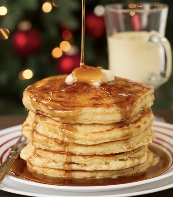 Eggnog Pancakes