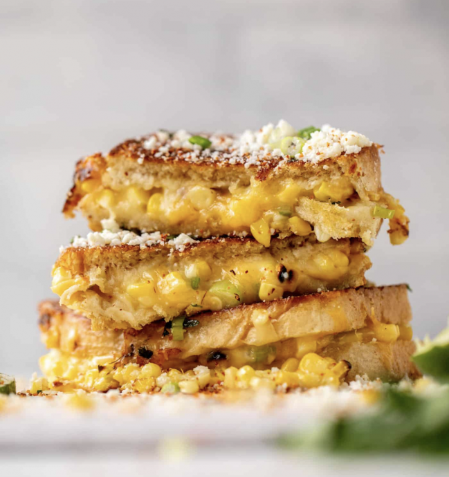 Grilled Street Corn Grilled Cheese
