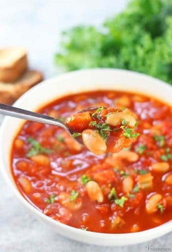 White Bean Tomato Soup