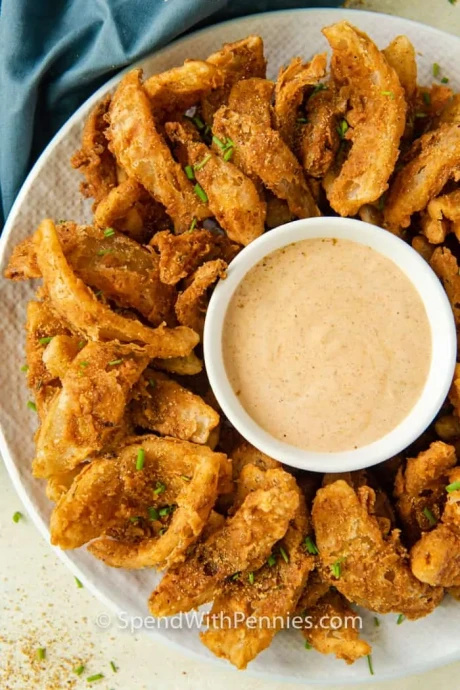 Blooming Onion Bites with Dipping Sauce
