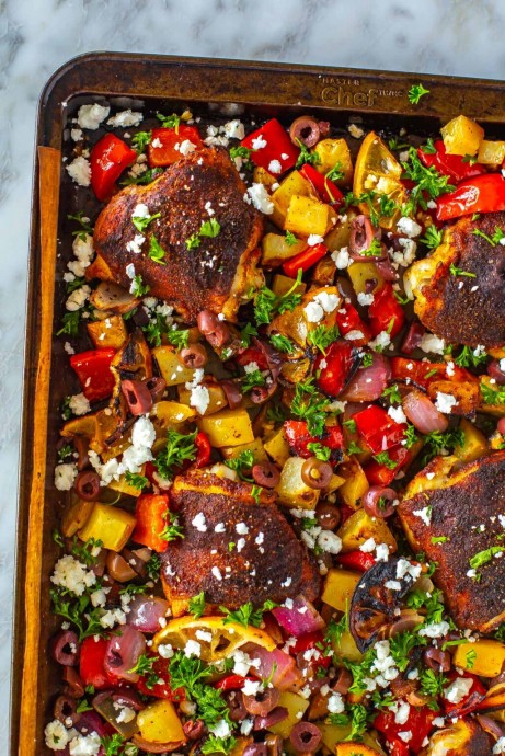 Sheet Pan Chicken Thighs