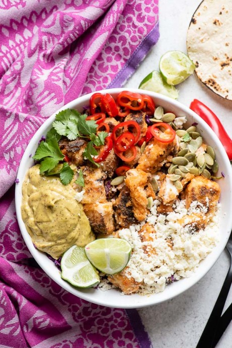 Baja Fish Taco Bowl