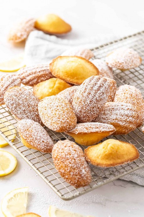 Gluten-Free Lemon Madeleines