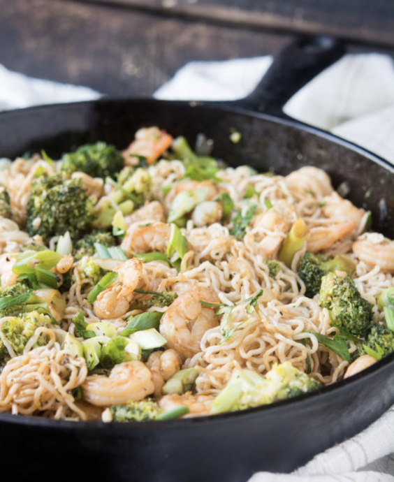 Low Carb Shrimp Ramen Stir Fry (Keto, Gluten Free)