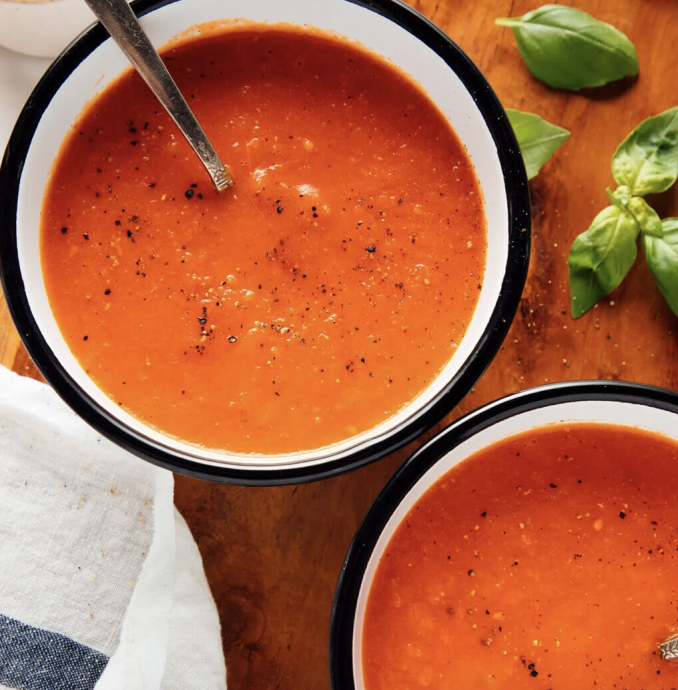 Roasted Red Pepper and Tomato Soup