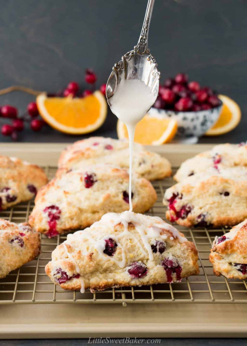 Cranberry Orange Scones