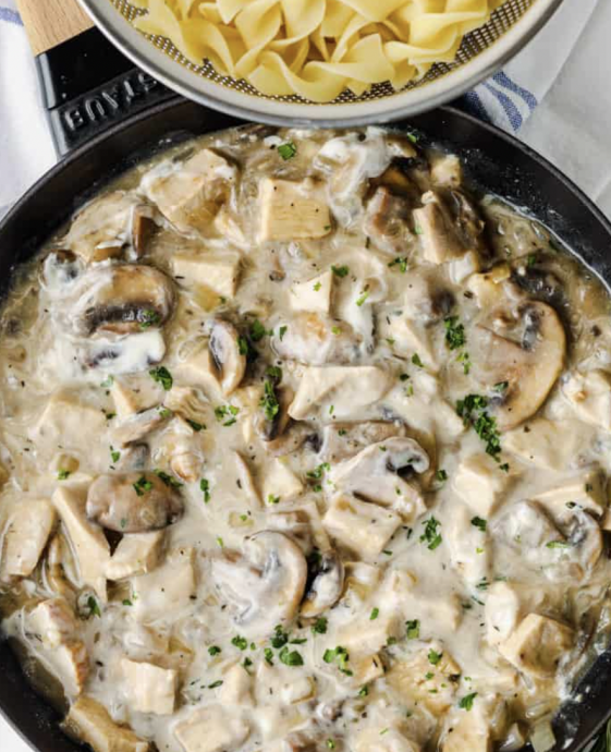 Herbed Turkey Stroganoff