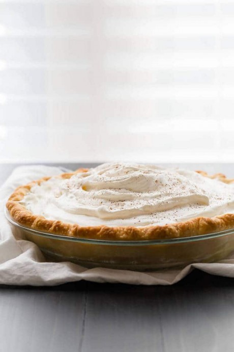 Chocolate Chai Cream Pie