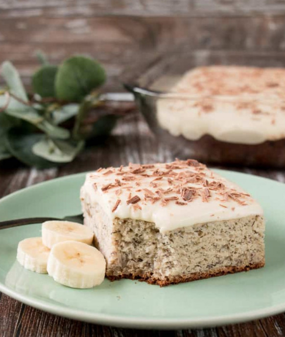 Banana Cake with Cream Cheese Frosting