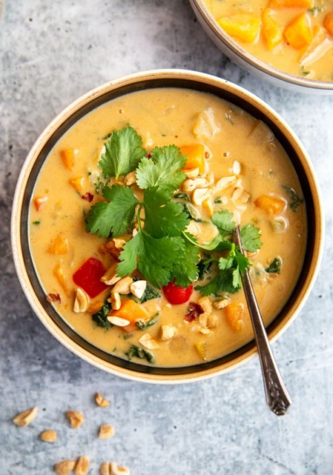 Cozy Sweet Potato & Peanut Stew