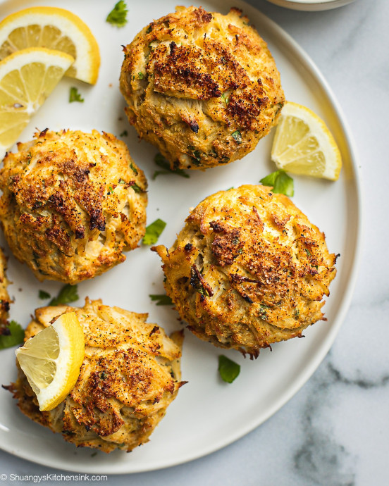 Healthy Crab Cakes (Keto)