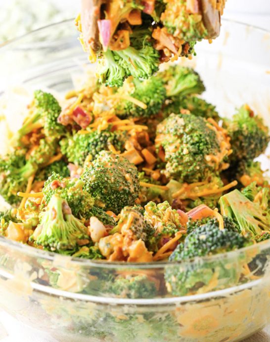 Buffalo Broccoli Salad