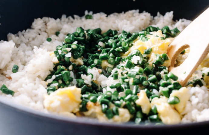 Green Bean Avocado Fried Rice Recipe