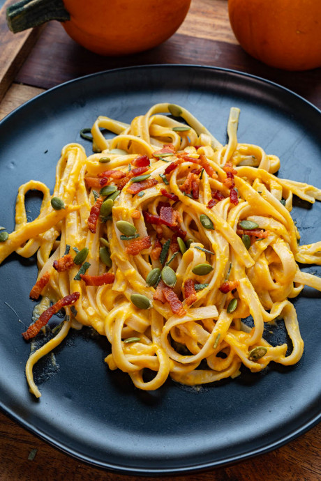 Pumpkin Alfredo Pasta