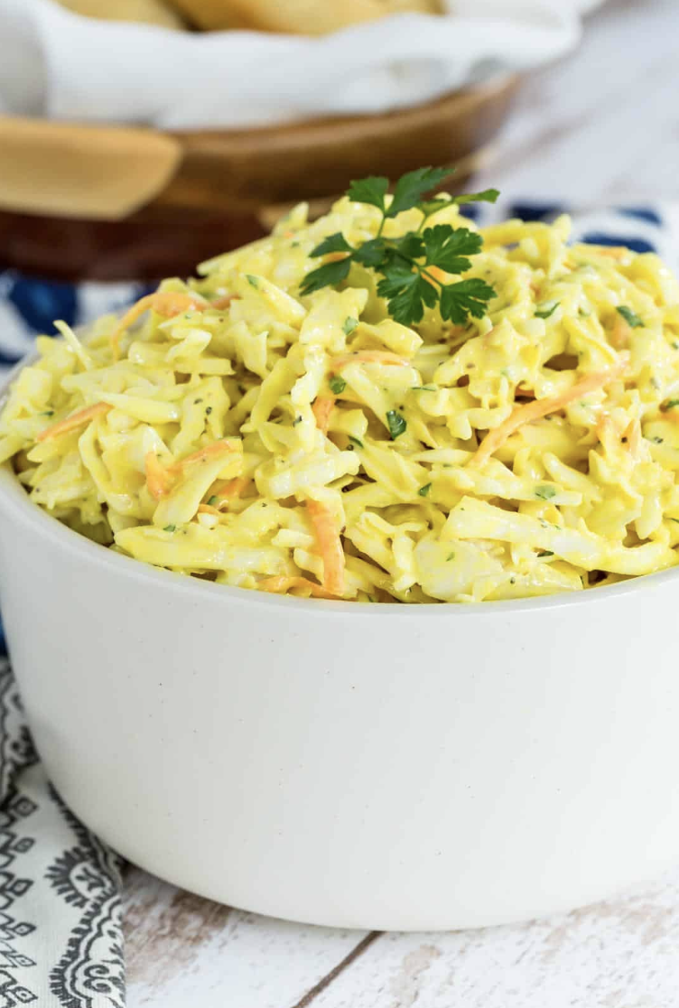 Creamy Mustard Coleslaw — Recipes