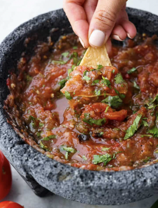 Roasted Tomato Salsa (Salsa Tatemada)