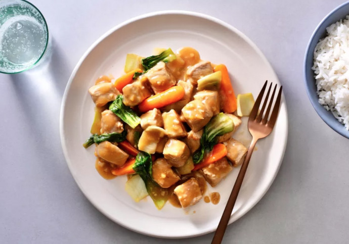 Chinese Orange Pork Chop Stir-Fry